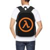 Half Life Lambda Student Backpack School Bag Hiking Travel Daypack for Men Women Fashion Bookbag Shoulder Bags