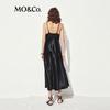MO&Co. Elegant Backless Knit Little Black Dress