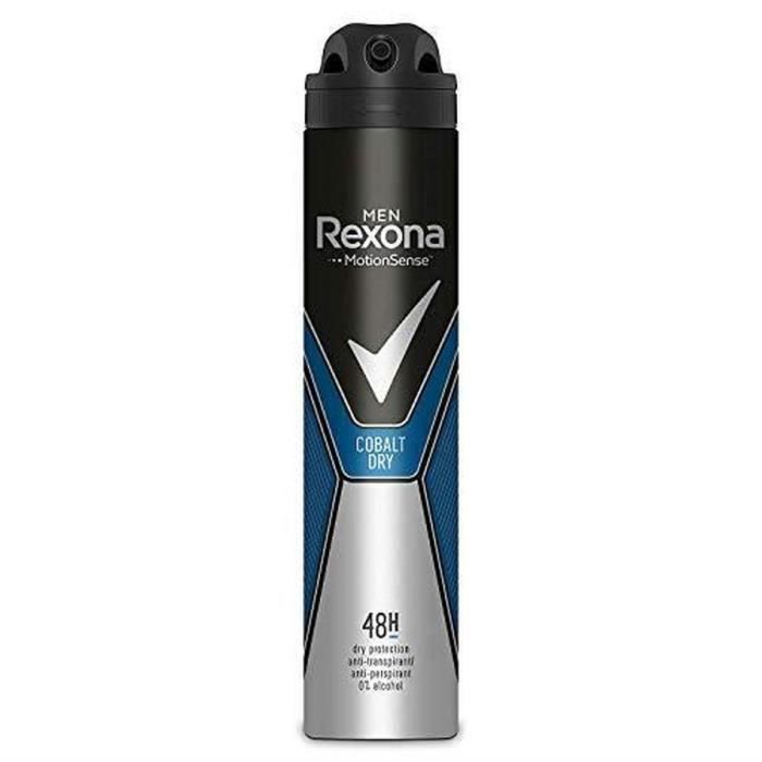 Déodorant - REXONA - Cobalt - 200 ml - Sans alcool - Spray