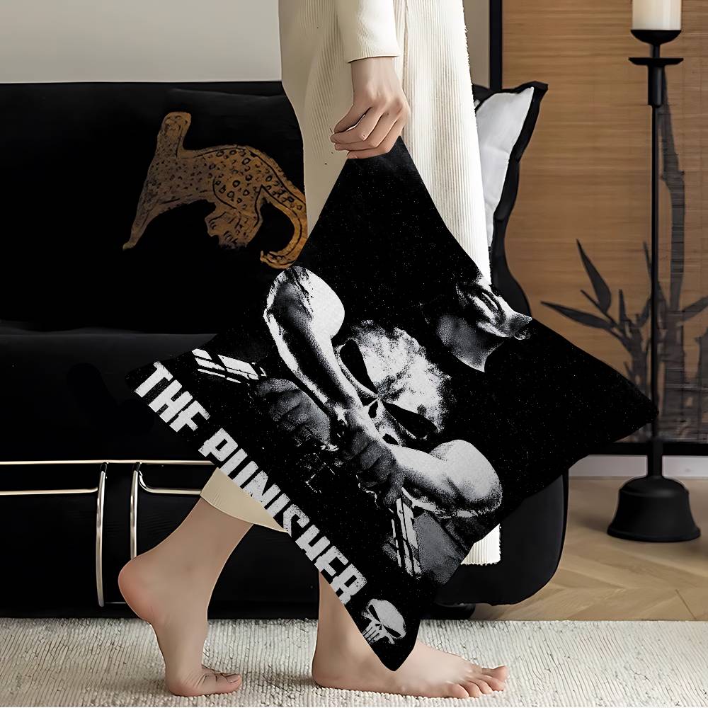 Game TThe Punisher Cushion Cover Polyester Sofa Cushions Decorative Throw Pillows Home Decoration Pillowcover