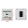 1 Piece 1NC Output Emergency Push Button Waterproof Door Exit Button Fireproof Plastic Release Switch For Access Control System