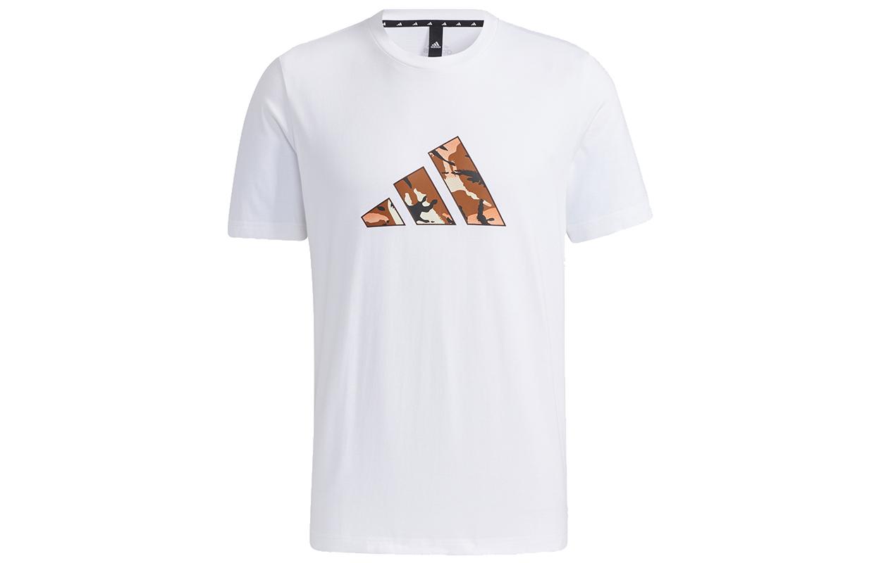 

Adidas T Shirts Men s White Crew Neck Moderate Straight Fit GP0852 XXL