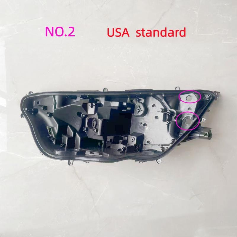 For TOYOTA RAV4 2023 2024 Headlamp Base Headlight Rear shell Replacement Headlight House Black rear shell