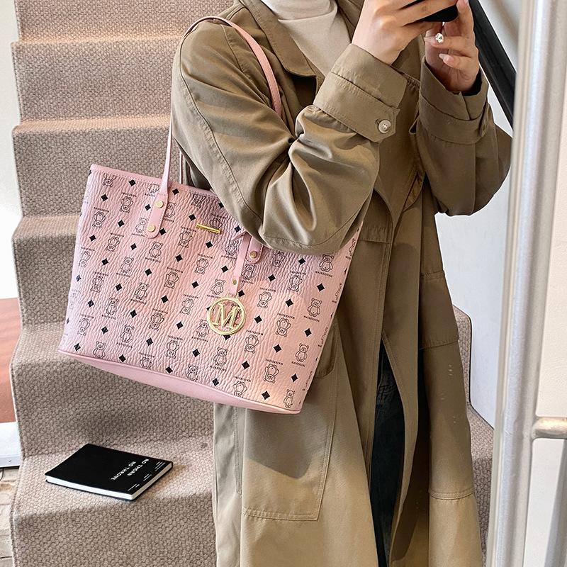 Fashion large-capacity tote bag women's 2025 autumn and winter new versatile casual shoulder bag commuter bag