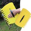 1 Set Handrechen mit Zinken Garten Laubsammler Outdoor Laubfalle Hof Laubrechen Freihandrechen Garten Hof Reinigungsgerät