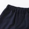 Solid Color Elastic Waist Kids School Uniform Suit Shorts Boys Girls Mid Length Shorts