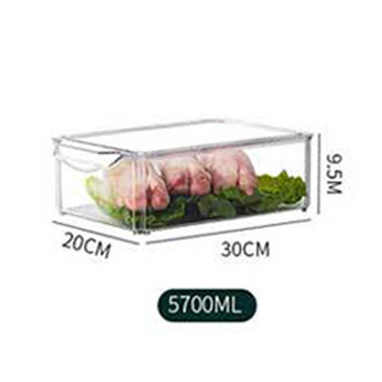 Plastic Food Storage Box Vegetable Fridge Storage Container Organizer Bins for Refrigerator