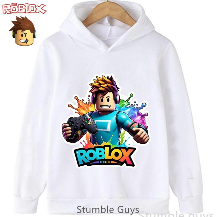 Roblox Kinder Sweatshirt Kapuzenpullover Roblox Welt Print Jungen Mädchen Mode Warme Kleidung