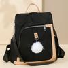 A Simple and Color-blocking Commuting and Casual Backpack, A Large-capacity Anti-theft Backpack for Women