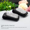 Yuchew Bling Sunglass Holder For Car Visor Magnetic Leather Sunglasses Visor Clip, Eyeglass Hanger Ticket Card Clip