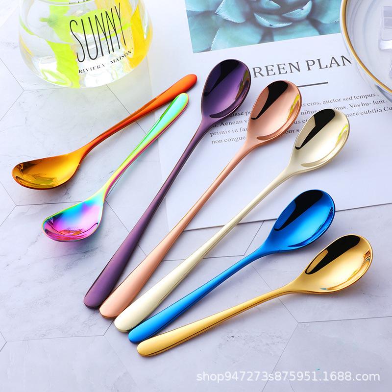 304 Stainless Steel Long Handle Coffee Stirring Spoon