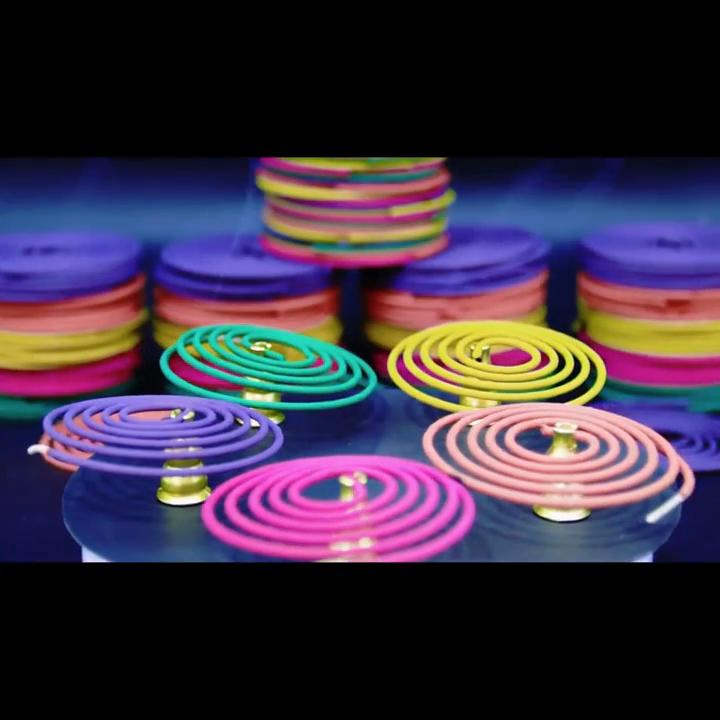 Hundred Day Floral Fragrance Roll - Natural Spiral | Long Burning (4 Hours) | Perfect for Terraces, Balconies, Pools, Camping, and Gardens
