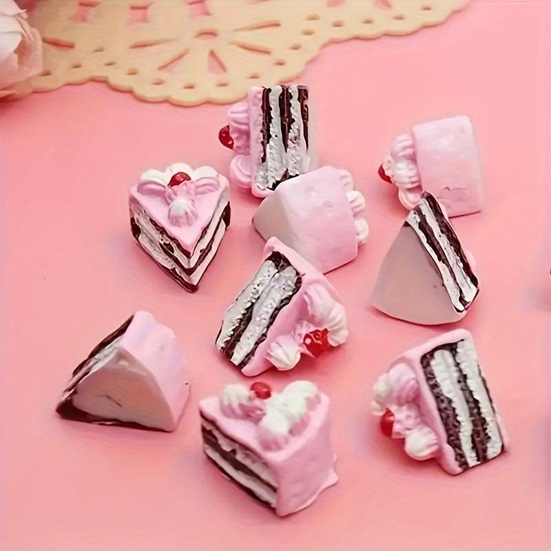 Mini Kuchenanhänger Geeignet für DIY-Basteln Handyhülle Haarspangen Dekorationen Schmuckherstellungsmaterialien