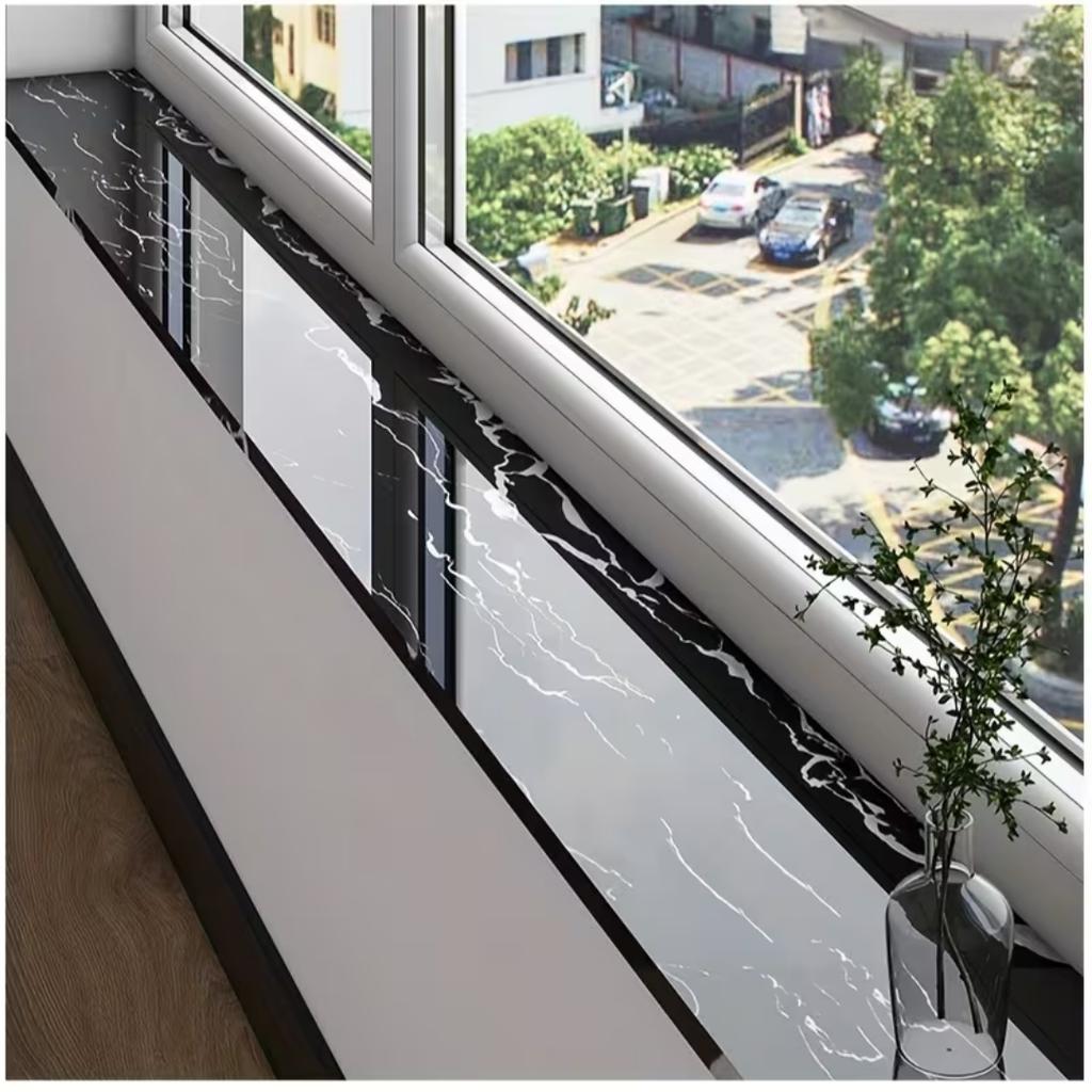 1PC 5mx10cm Edge Strips Foot Lines Wall Stickers Self Adhesive Skirting Board Waistline Window Sills Door Frames Border Wrapping
