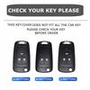 Leather Car Key Cover For Chevrolet Cruze Malibu Camaro Spark Sonic Trax Aveo Orlando Volt Equinox 2/3/4 Button Key Fob Case