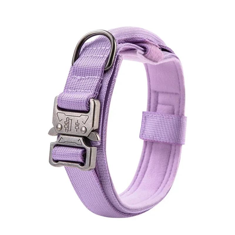 Outdoor Sports Style Tactical Dog Collar Usable Collar For Medium To Large Dogs With Traction Capability for Dog Training