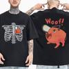 Anime Chainsaw Man Denji Pochita Funny Cosplay T-shirt Men Women Manga Casual Cotton T Shirts Male Vintage Oversized T-shirts