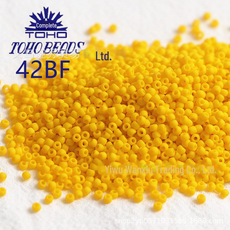 Japan Imported TOHO 2/3mm Solid Color Frosted Porcelain Beads for Handmade DIY Bracelets & Necklaces