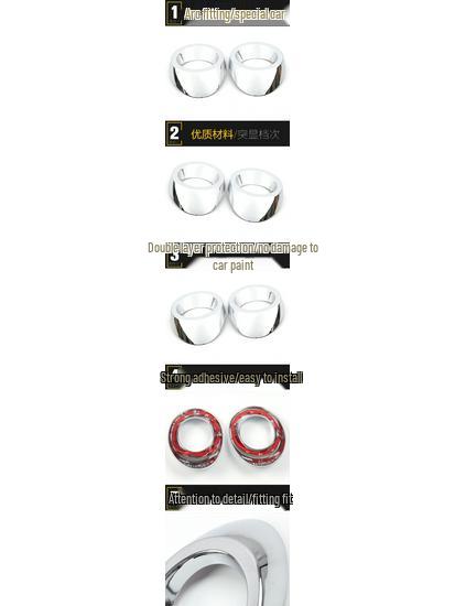 Zotye Z300 Front Fog Light Chrome Trim Ring