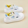 2025 Summer New Korean Version Breathable Little White Shoes Women's Hollow Casual Board Shoes Thick-soled Versatile Muffin Shoes Sports Shoes