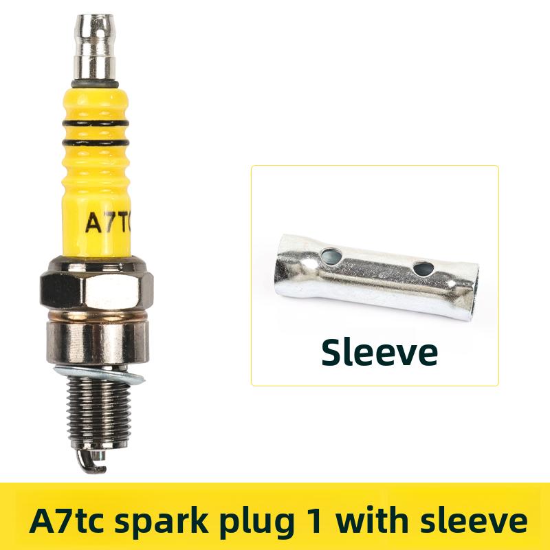 Three-wheel motorcycle ATDC D8TC spark plug, suitable for 125/150 engine ignition plugs as a universal accessory.
