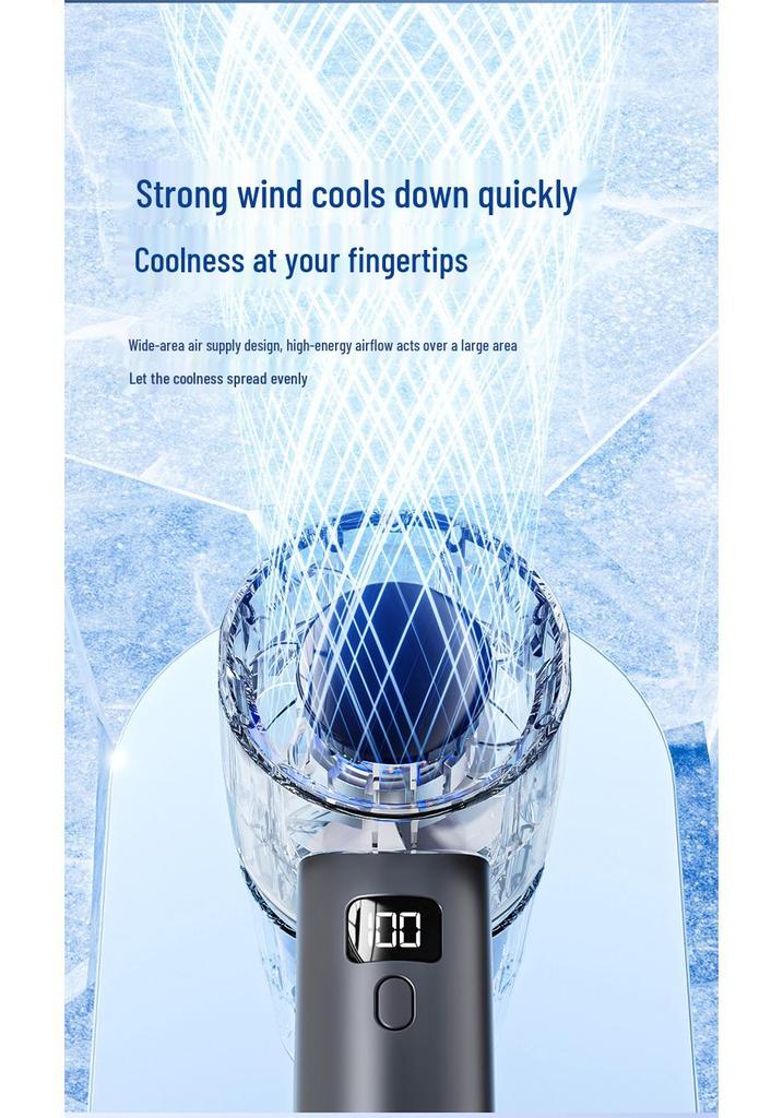 2025 USB Rechargeable Mini Wall-Mounted Desktop Fan for Dorms and Homes