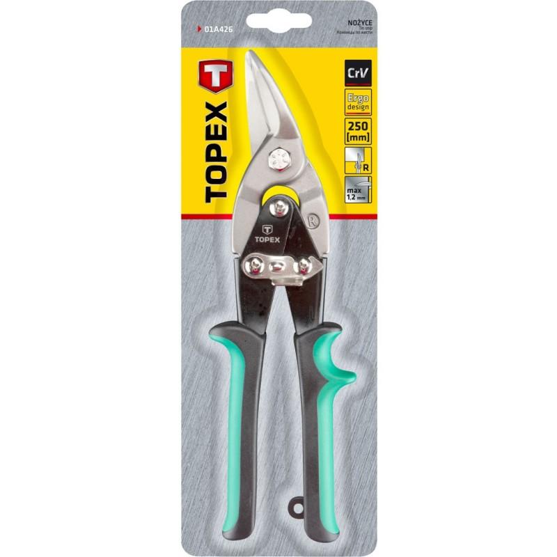 RIGHT SHEET METAL SHEARS 250MM - T 01A426