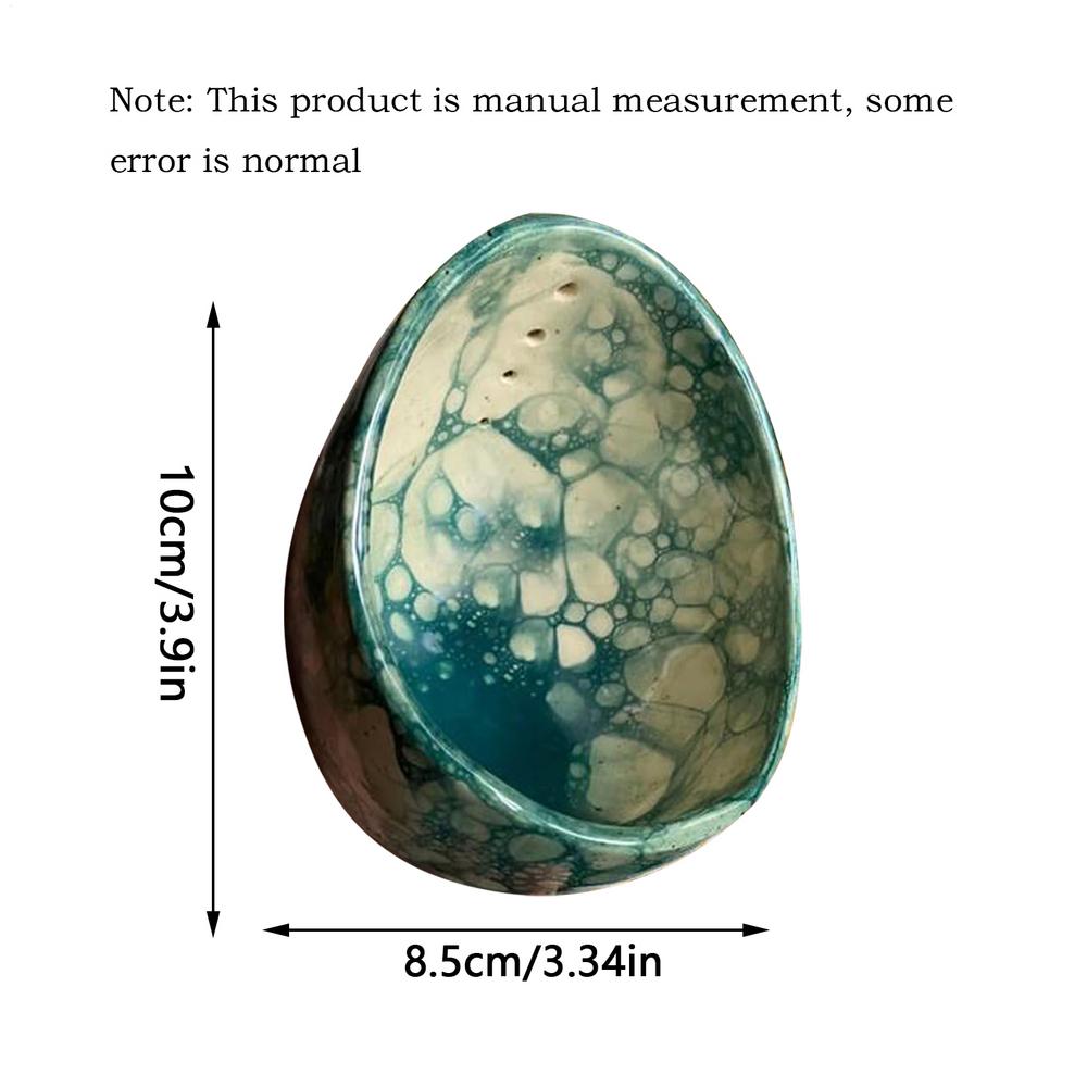 

Чашка для очистки трав с 4 отверстиями, миска для очистки листьев, многофункциональная керамическая миска для очистки трав, кухонный инструмент для розмарина, тимьяна зелёный