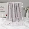 1 PC Soft Thickened Coral Microfiber Fleece Towel Quick Dry Water Absorbent Solid Color for Face And Hand Bathroom Towel