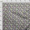 oneOone Cotton Flex Indigo Blue Fabric Asian Japanese Floral DIY Clothing Quilting Fabric Print Fabric by Yard 40 Inch