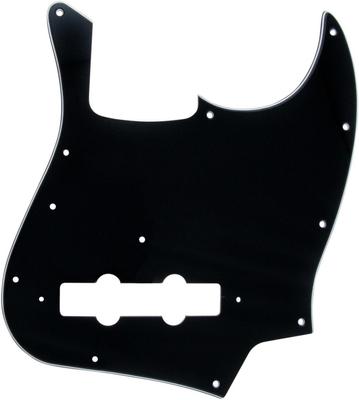 Pickguard Pure Vintage Jazz Pickguard, Bass® '70s, 10-Hole Mount, Black, 3-Ply