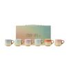 Exquisite Gradient Ceramic Tea & Coffee Cup Set - Perfect for Office or Event Souvenirs, Customizable with Logo.