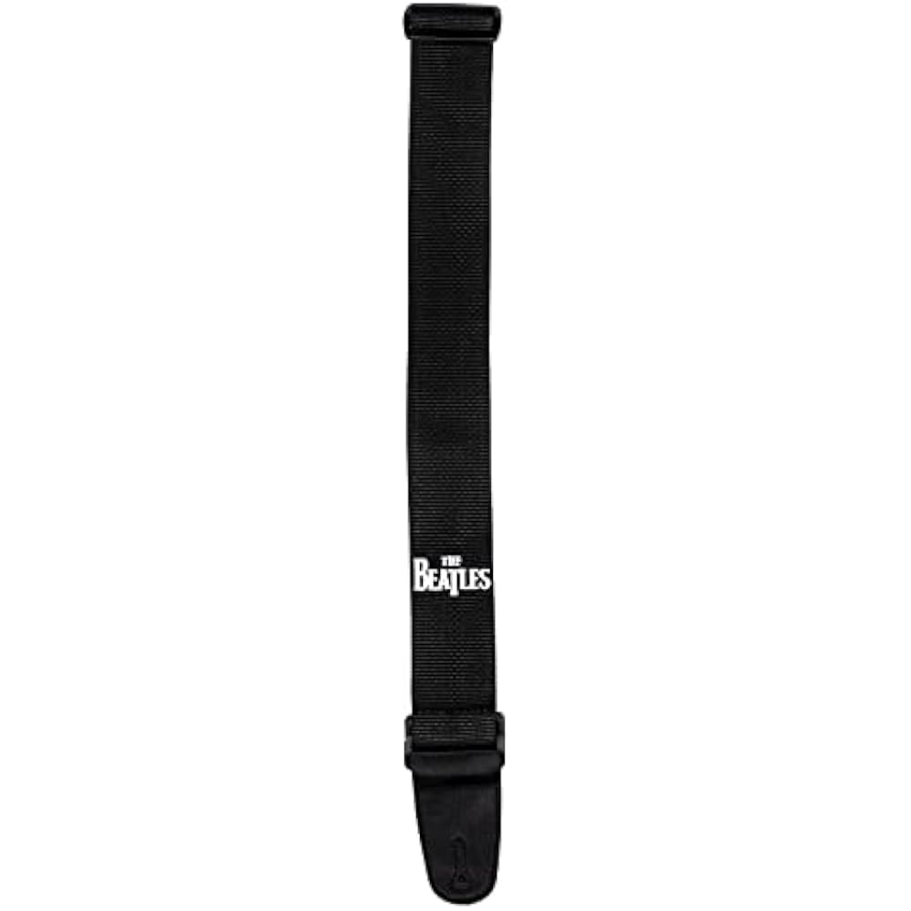 D'Addario Daddario Guitar Strap The Beatles Black Poly-Pro Guitar Strap PWSBT100 [Domestic Genuine]