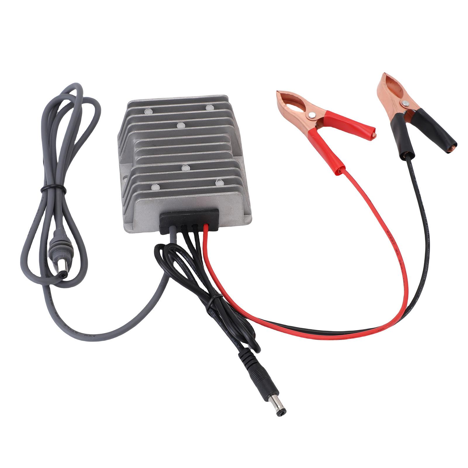 

Power Cord Converter Suitable for Mini Dish DC 12V to 24V Step Up Converter with Clamp and 2 DC