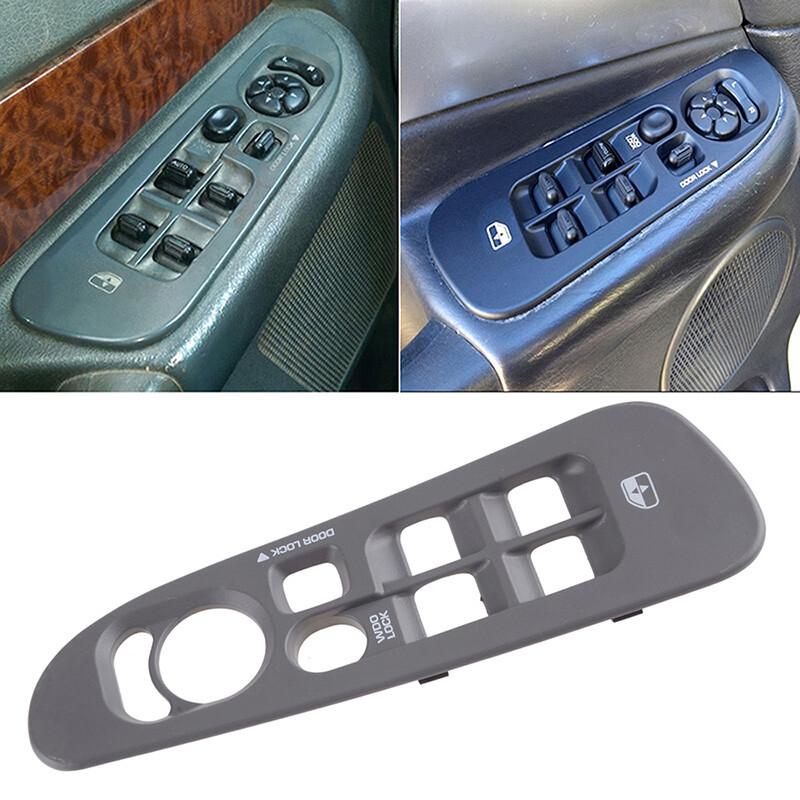 1x Grey For 02-2010 Dodge Ram 1500 2500 3500 Door Window Switch Bezel Panel Trim