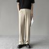 High-end business pants loose straight Korean version trendy high-quality thin drape men's casual suit long pants