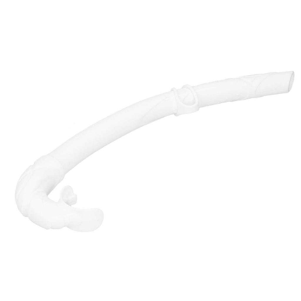 Diving Tube Silica Gel Free Floating Submersible Breathing Tube for Underwater SportWhite