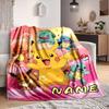 Custom 1pc Pikachu Friends Adventure Blanket, Soft And Comfortable Blanket, Casual Warm, Camping Travel Blanket, Birthday Gift Q91362