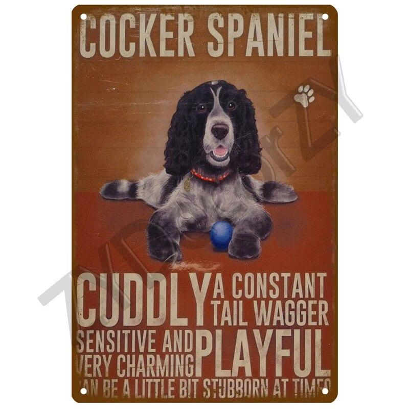 Dachshund Tin Sign Retro Metal Sign Plaque Metal Vintage Aesthetic Home Living Room Wall Decor Posters Decoration Mural Plates