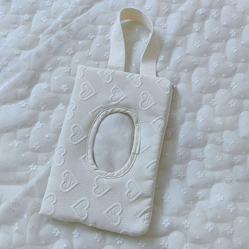 

Детская коляска Сердце влажные салфетки чехол извлечение салфеток коробка дорожная машина портативная ручная сумка для хранения Born подвесная сумка для тележки белый