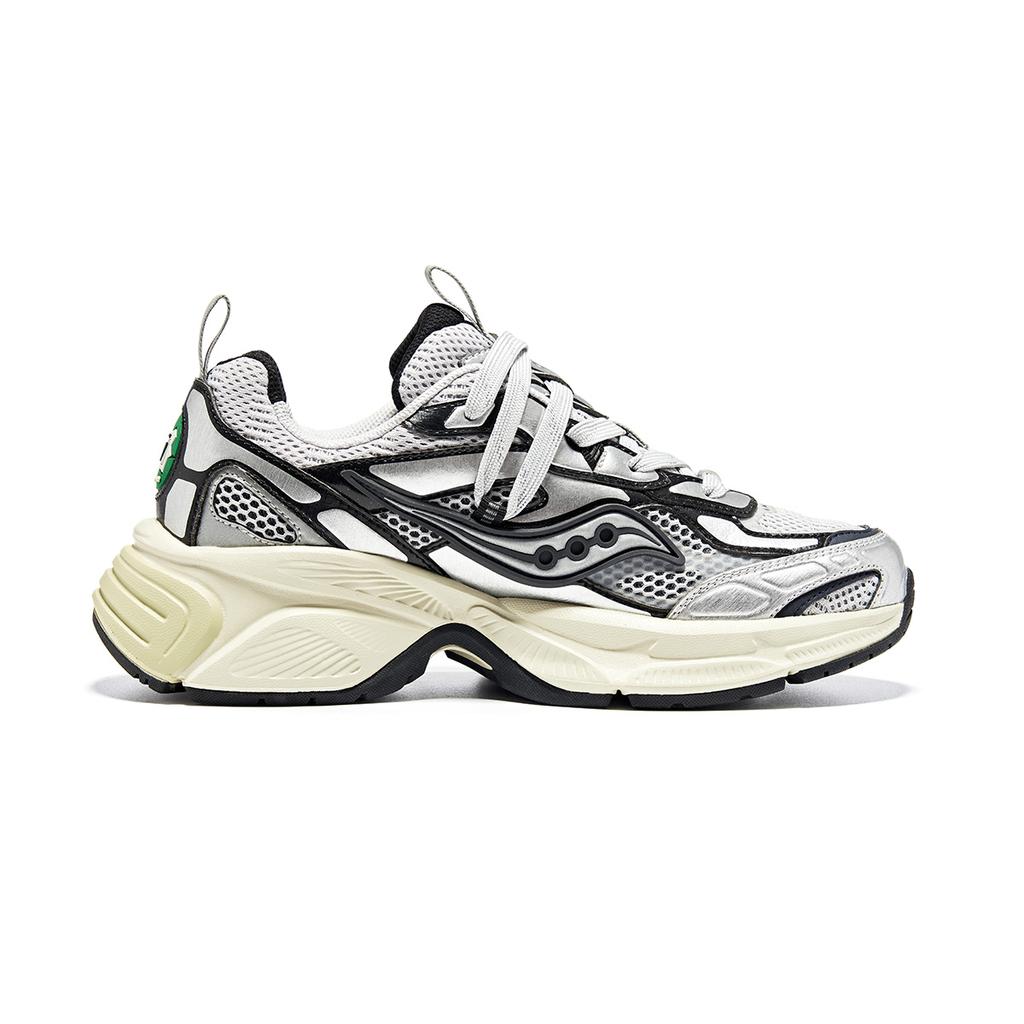 Saucony 2K Cavalry Retro Comfortable Durable Low-Top Casual Training Urban Commuting Running Shoes Unisex sneaker Silver Black S79053-1