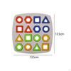 Geometric Stacker Game Development Toy Learning Activity Early Educational Shape Matching Puzzle for