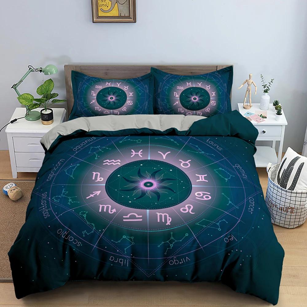 Comforter Alchemy Symbol Bedding Sets Twin/Full/Queen/King Comforter Bed Set 2/3Pcs Bed Set Bedclothes
