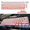 74Key Side Print Translucents Keycaps Sakuras Original Profile Sublimations Backlit Keycap for 60 Mechanical Keyboards
