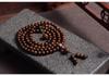 Natural Lightning-Struck Wood Buddha Bracelet, 108 Round Beads, 6-12mm Unisex Multi-Strand or Single-Strand