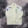 Brazil National Team Collar Jacket Neymar Same Style Waterproof Outdoor Football Coat Men