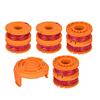 Replacement Spool and Line for String Trimmers Nylon Trimmer Spool Line Portable Practical Gardening Tool