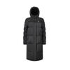 Fleece Hooded Sports Casual Down Jacket Women Outerwear Deep-Black A51W441916ABK