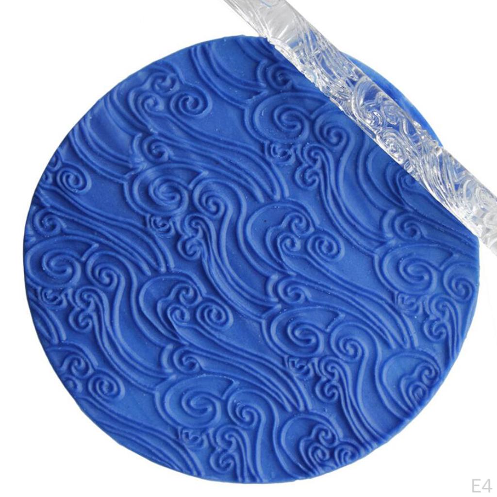 Rolling Pin, Embossing Pin with Various Pattern for Homemade , Pastry, Dessert