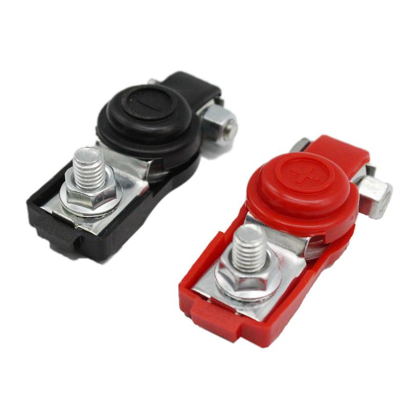 2 Pcs 12V/24V Auto Battery Terminal Connector Clamps Battery Quick Release Battery Terminals Cap Clips Car Electrical Equipment